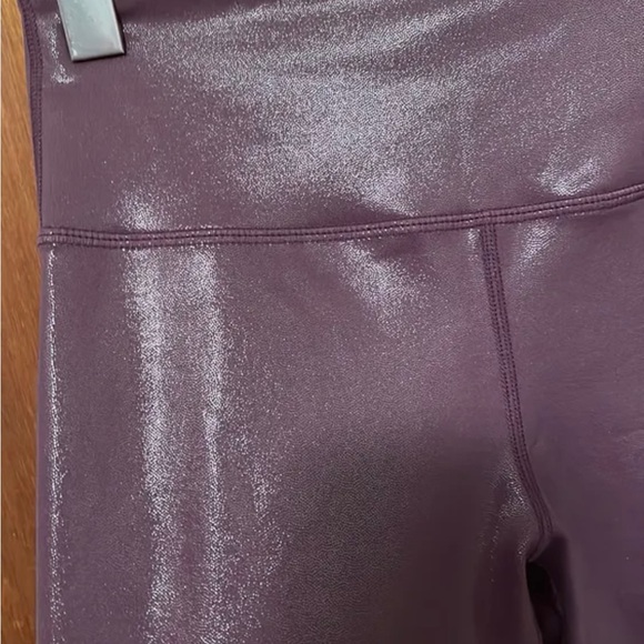 Zyia metallic light n tight plum leggings - Picture 5 of 5